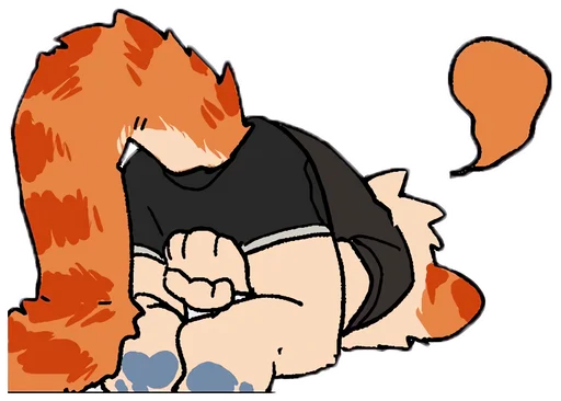 😐 Стикер «Milky tiger baby» для Telegram