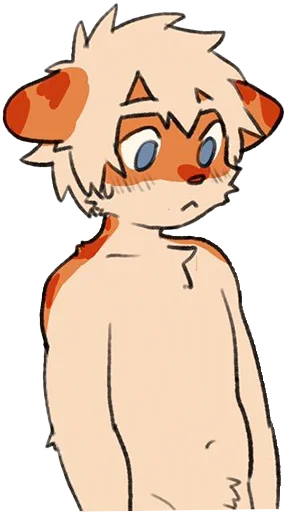 😳 Стикер «Milky tiger baby» для Telegram