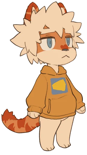 🙂 Стикер «Milky tiger baby» для Telegram