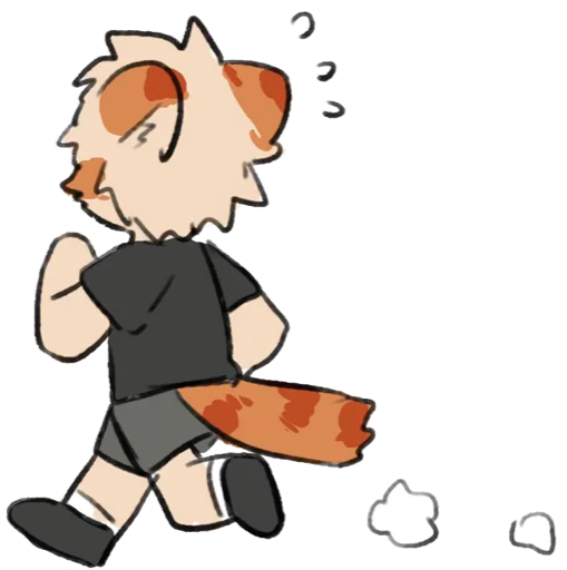 🏃‍♀️ Стикер «Milky tiger baby» для Telegram