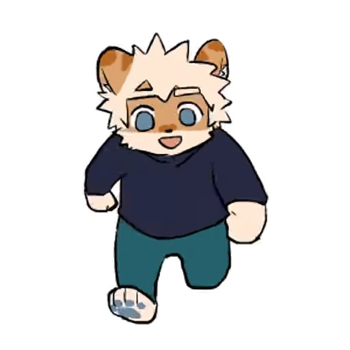 🏃 Стикер «Milky Tiger» для Telegram
