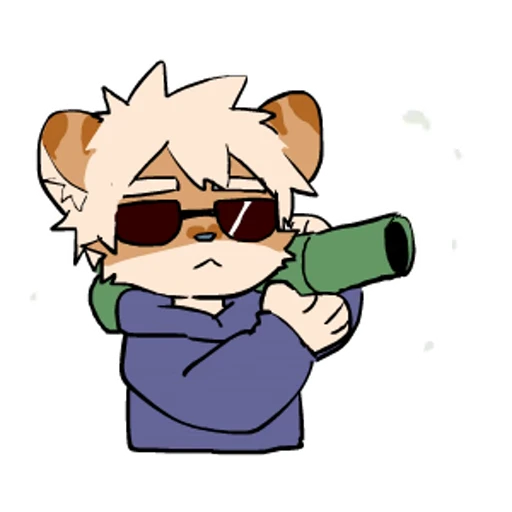 🔫 Стикер «Milky Tiger» для Telegram