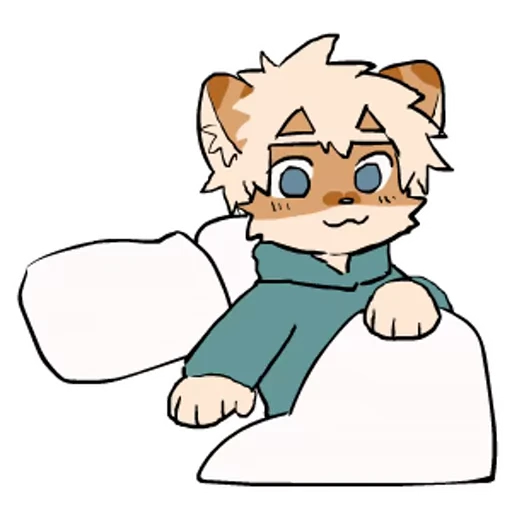 🤗 Стикер «Milky Tiger» для Telegram