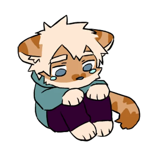😿 Стикер «Milky Tiger» для Telegram