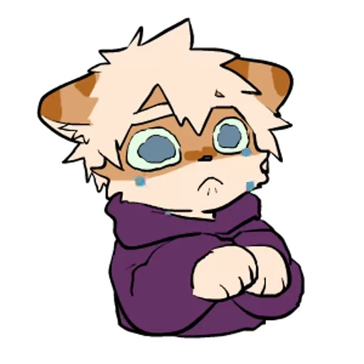 😭 Стикер «Milky Tiger» для Telegram