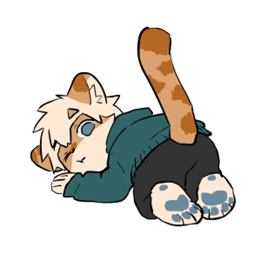 Стикерпак Milky Tiger для Telegram