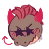 😈 Эмодзи «mille fnaf» для Telegram