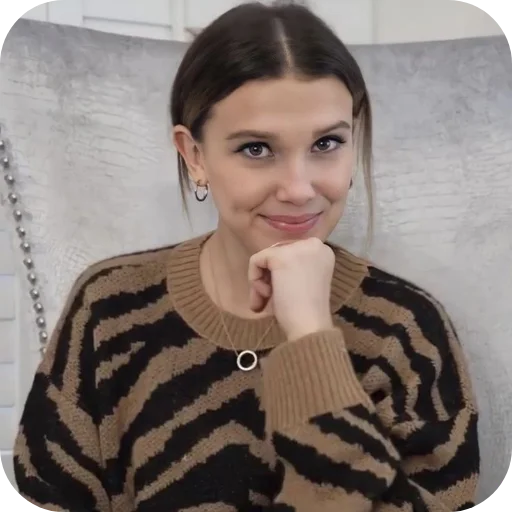 👄 Стикер «Милли Бобби Браун» для Telegram