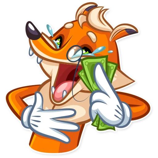 Стикерпак Millionaire Fox для Telegram