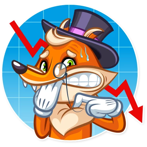 😱 Стикер «Millionaire Fox» для Telegram