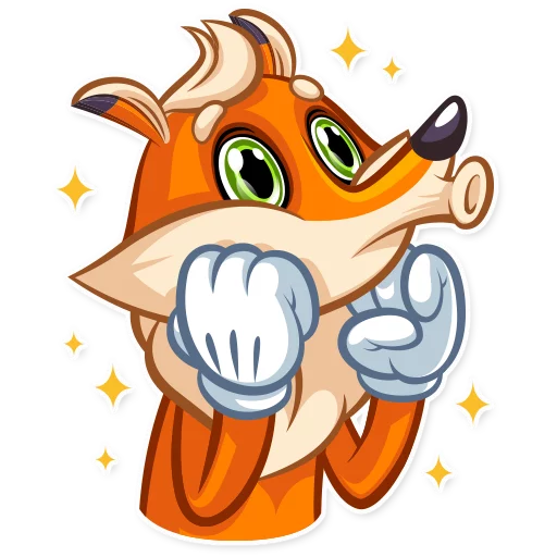 😙 Стикер «Millionaire Fox» для Telegram