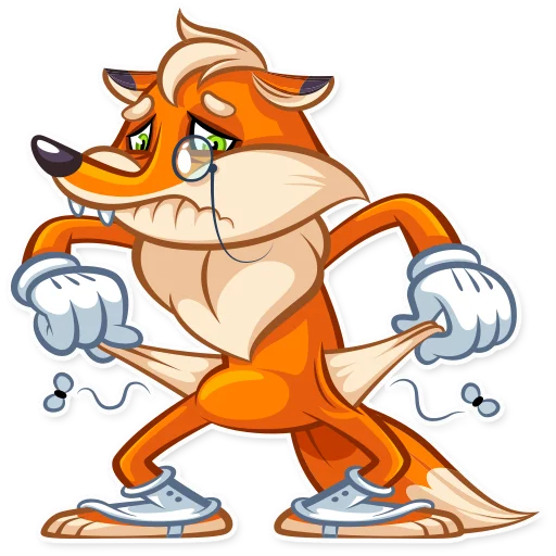 😥 Стикер «Millionaire Fox» для Telegram