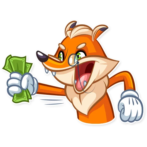 💸 Стикер «Millionaire Fox» для Telegram