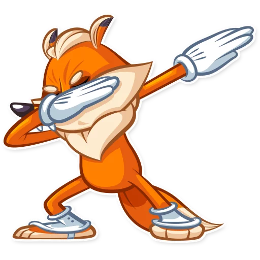 💃 Стикер «Millionaire Fox» для Telegram