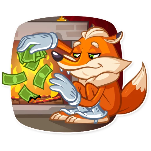 🔥 Стикер «Millionaire Fox» для Telegram