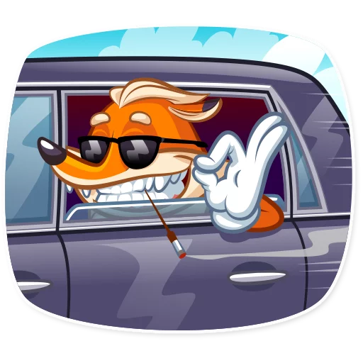 👌 Стикер «Millionaire Fox» для Telegram