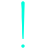❗️ Эмодзи «Бирюзовый шрифт» для Telegram