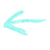 ⬅️ Эмодзи «Бирюзовый шрифт» для Telegram