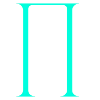😉 Эмодзи «Бирюзовый шрифт» для Telegram