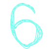 6⃣ Эмодзи «Бирюзовый шрифт» для Telegram