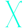 😊 Эмодзи «Бирюзовый шрифт» для Telegram