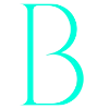 😘 Эмодзи «Бирюзовый шрифт» для Telegram