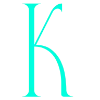 😉 Эмодзи «Бирюзовый шрифт» для Telegram