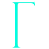 😉 Эмодзи «Бирюзовый шрифт» для Telegram