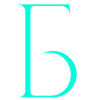 😉 Эмодзи «Бирюзовый шрифт» для Telegram