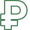 😀 Эмодзи «Зелёный простой шрифт» для Telegram