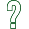 ❓ Эмодзи «Зелёный простой шрифт» для Telegram