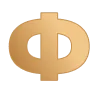 ▪️ Эмодзи «Золотые буквы, цифры, иконки» для Telegram