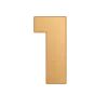 ▪️ Эмодзи «Золотые буквы, цифры, иконки» для Telegram