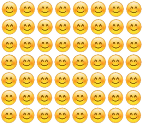 😯 Стикер «Millions of smiles» для Telegram