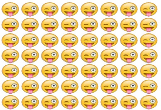 😮 Стикер «Millions of smiles» для Telegram