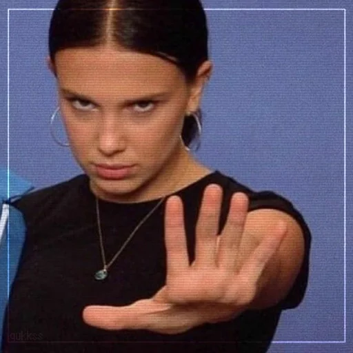 😒 Стикер «Millie Bob» для Telegram
