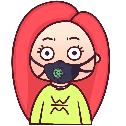 😷 Стикер «Милс Плей» для Telegram