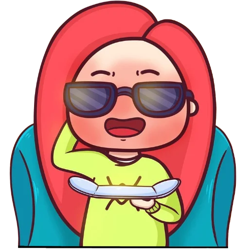 ⛱️ Стикер «Милс Плей» для Telegram