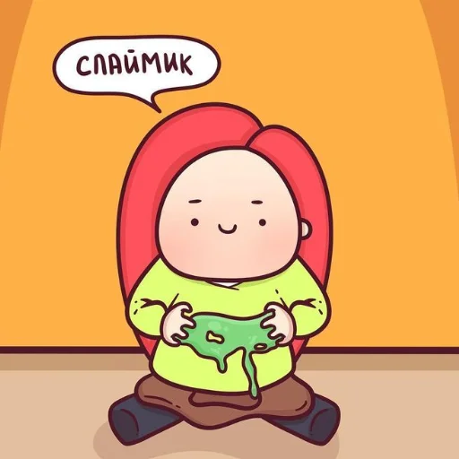 👧 Стикер «Милс Плей» для Telegram