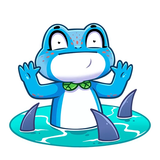 🦈 Стикер «Милли» для Telegram