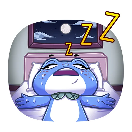 😴 Стикер «Милли» для Telegram