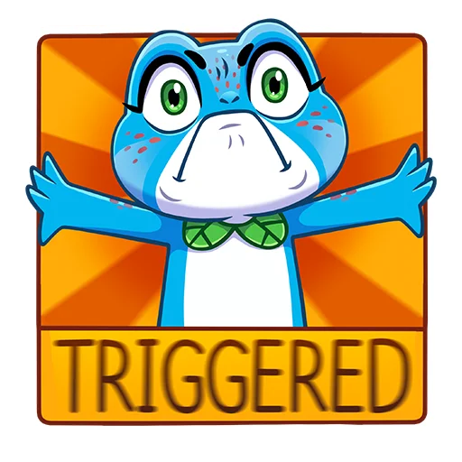 😡 Стикер «Милли» для Telegram