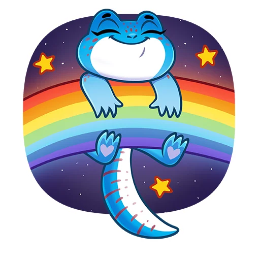 🌈 Стикер «Милли» для Telegram