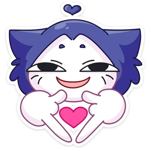 ❤ Стикер «Милшу» для Telegram