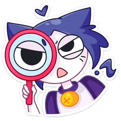 🔎 Стикер «Милшу» для Telegram