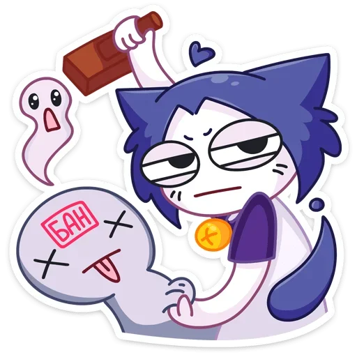 😐 Стикер «Милшу» для Telegram