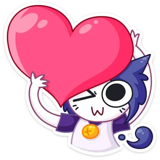 ❤ Стикер «Милшу» для Telegram
