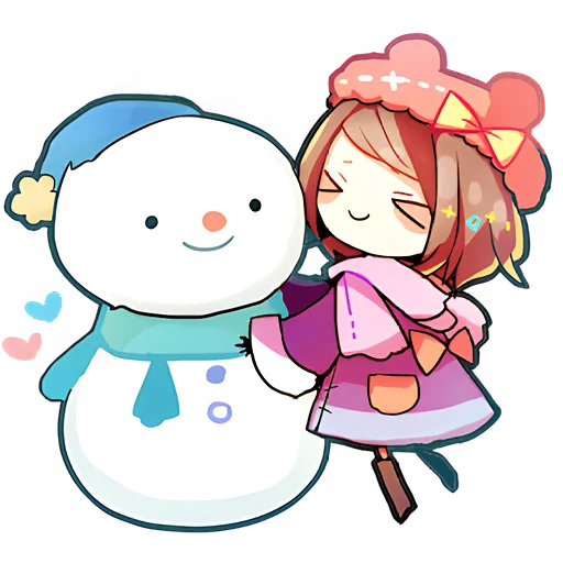 ☺ Стикер «Милые девочки» для Telegram