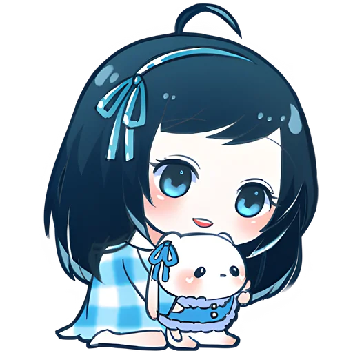 ☺️ Стикер «Милые девочки» для Telegram
