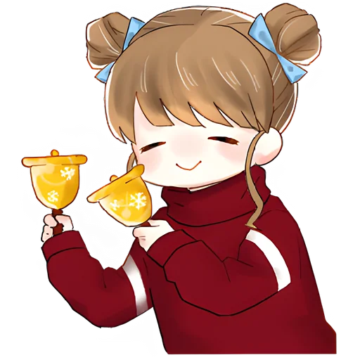 🥰 Стикер «Милые девочки» для Telegram